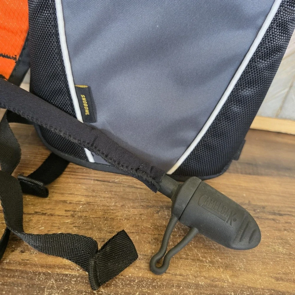 Camelbak Hydrapak Personal Hydration System 50 oz.‎ Gray Black Orange Snobowl